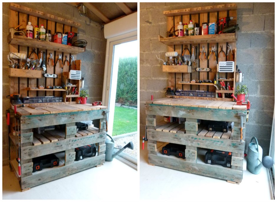 Деревянный диван для террасы