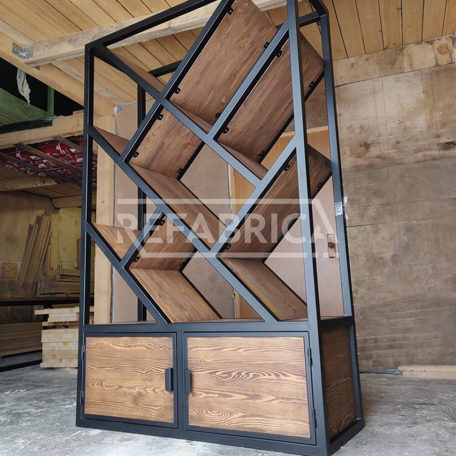 Мебель на металлокаркасе лофт