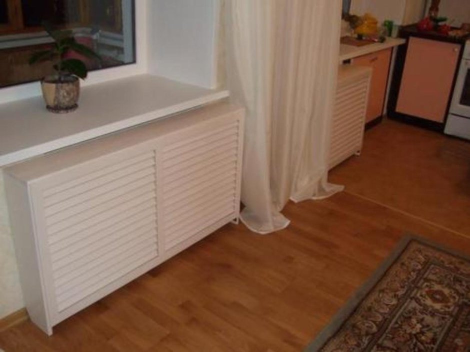 Экраны для маскировки труб отопления