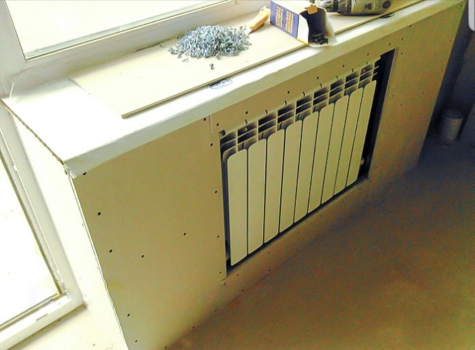 Короб под батарею