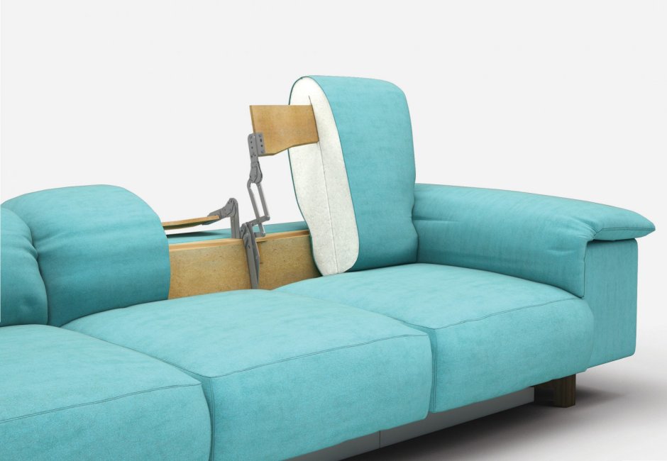 Механизм подголовника для мягкой мебели