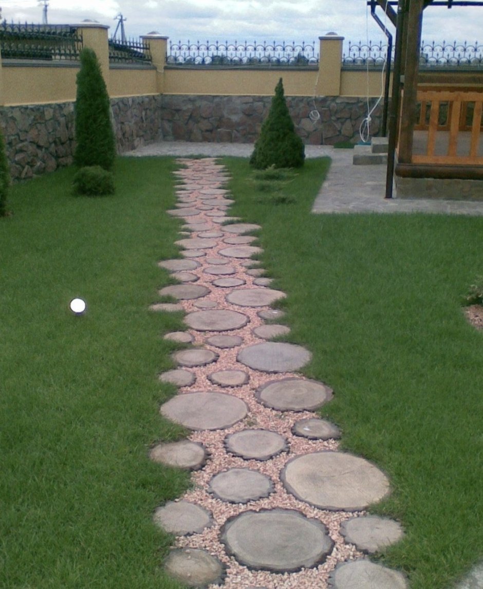 Декор для газона ландшафта