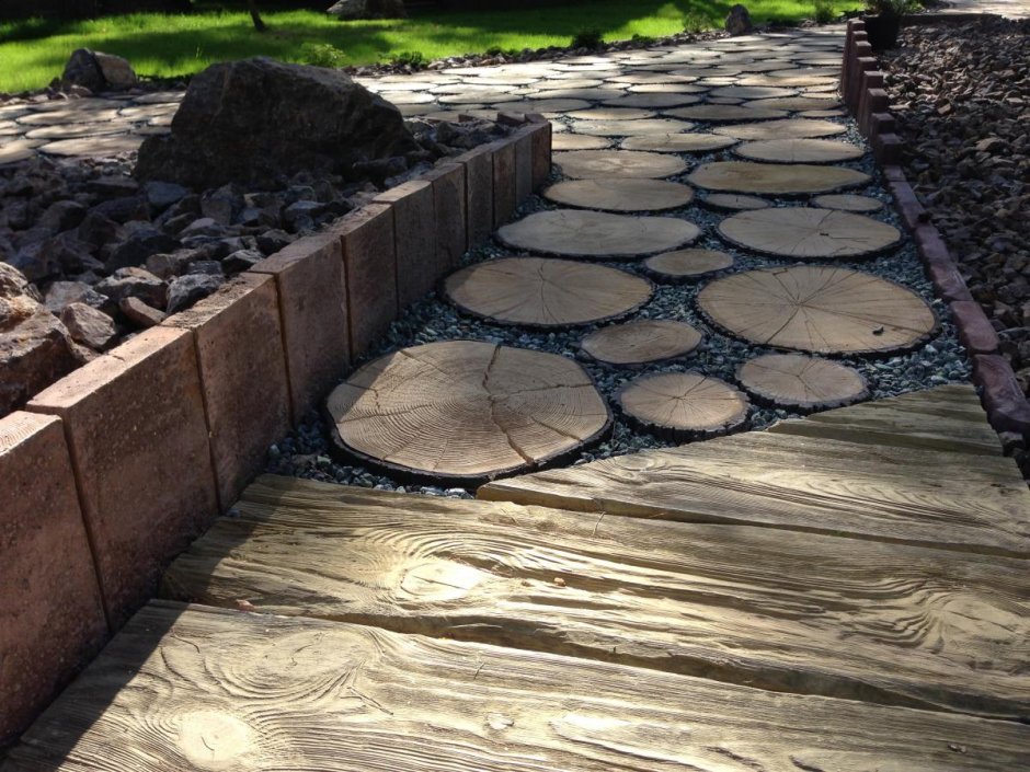 Дорожки из бетона