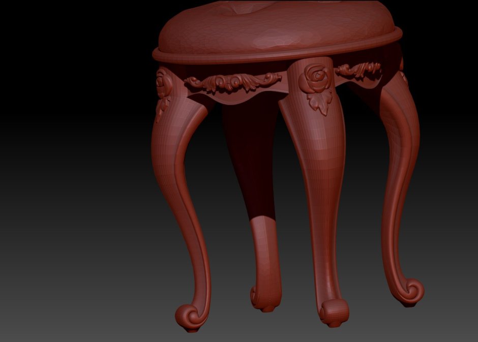 Табурет с разными ножками