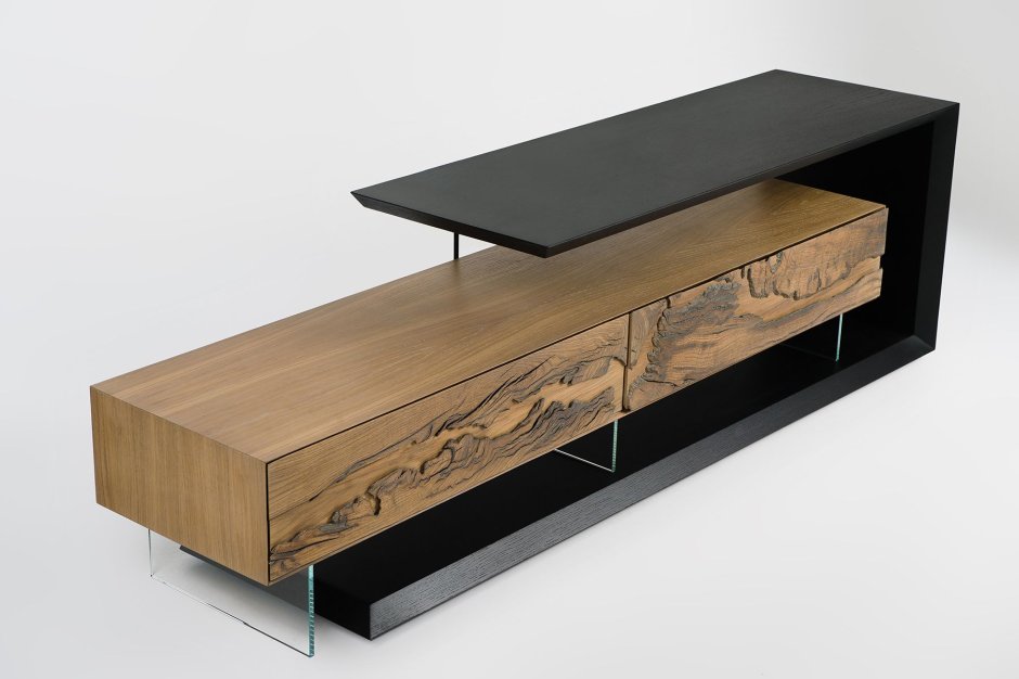 Хайтек тумба под ТВ 1400мм импор