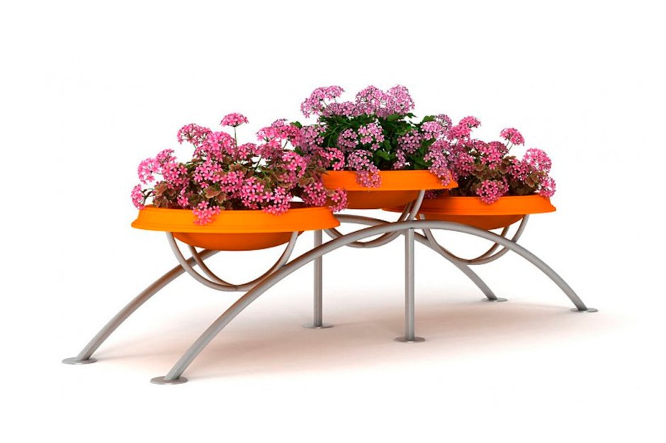 Металлические конструкции для цветов