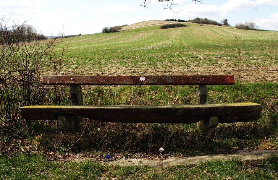 Скамья деревенская