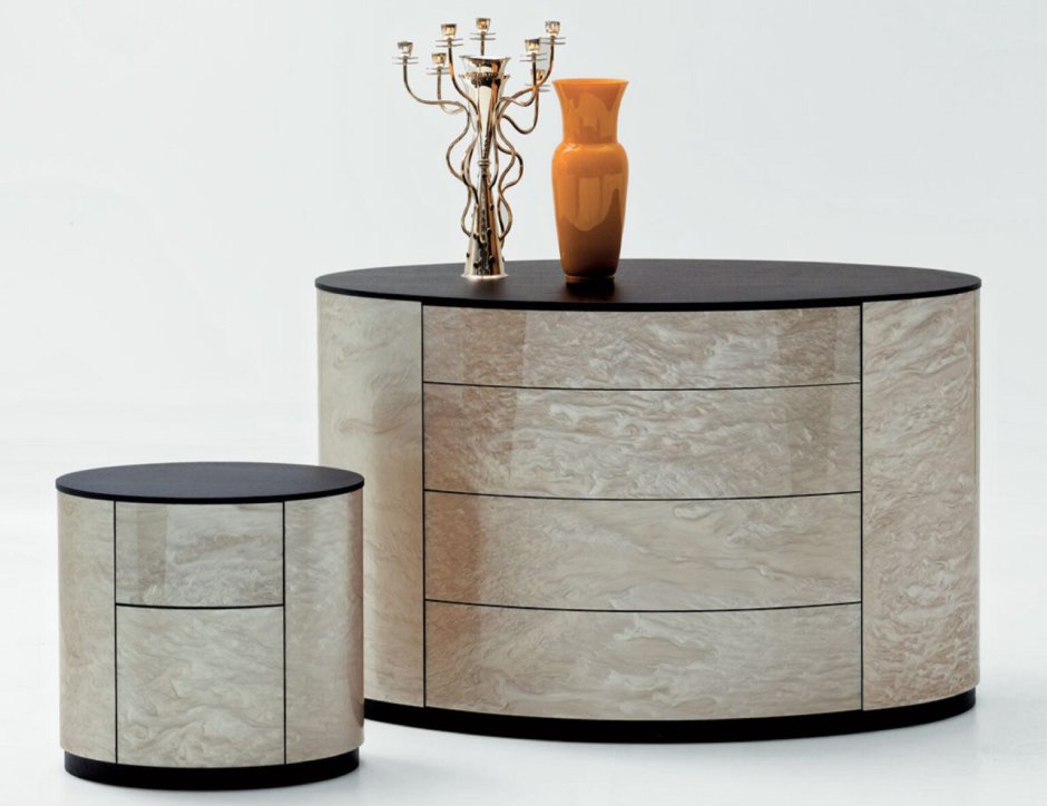 Овальная прикроватная тумбочка circle,Rossetto Armobil.