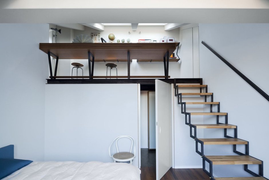 Антресольный второй ярус кровать чердак