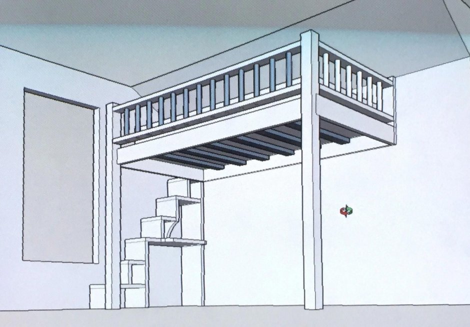 Шкаф на мансарде