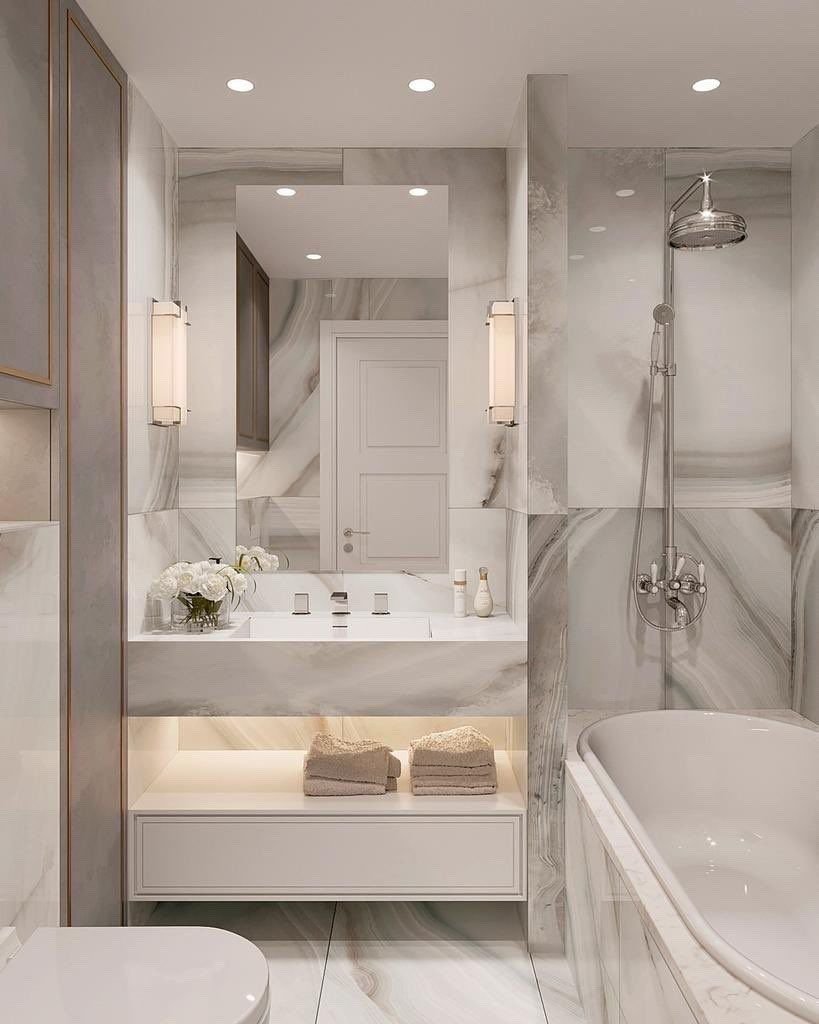 Ванная комната в стиле Неоклассика