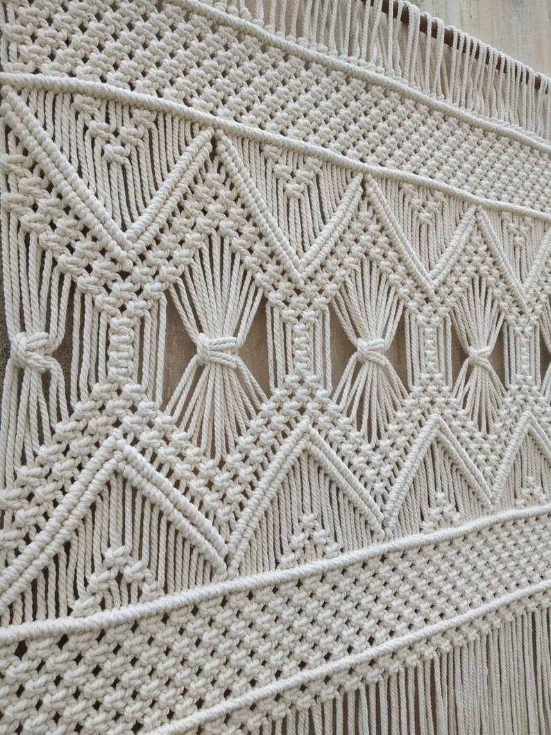 Полотно из макраме