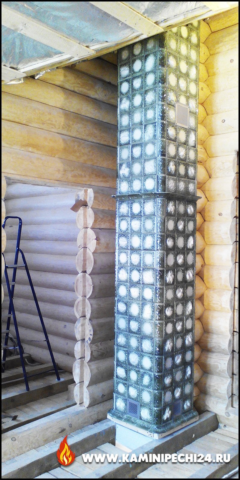 Декор печной трубы