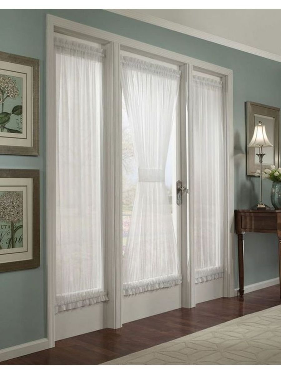 Занавески на окна в стиле кафе