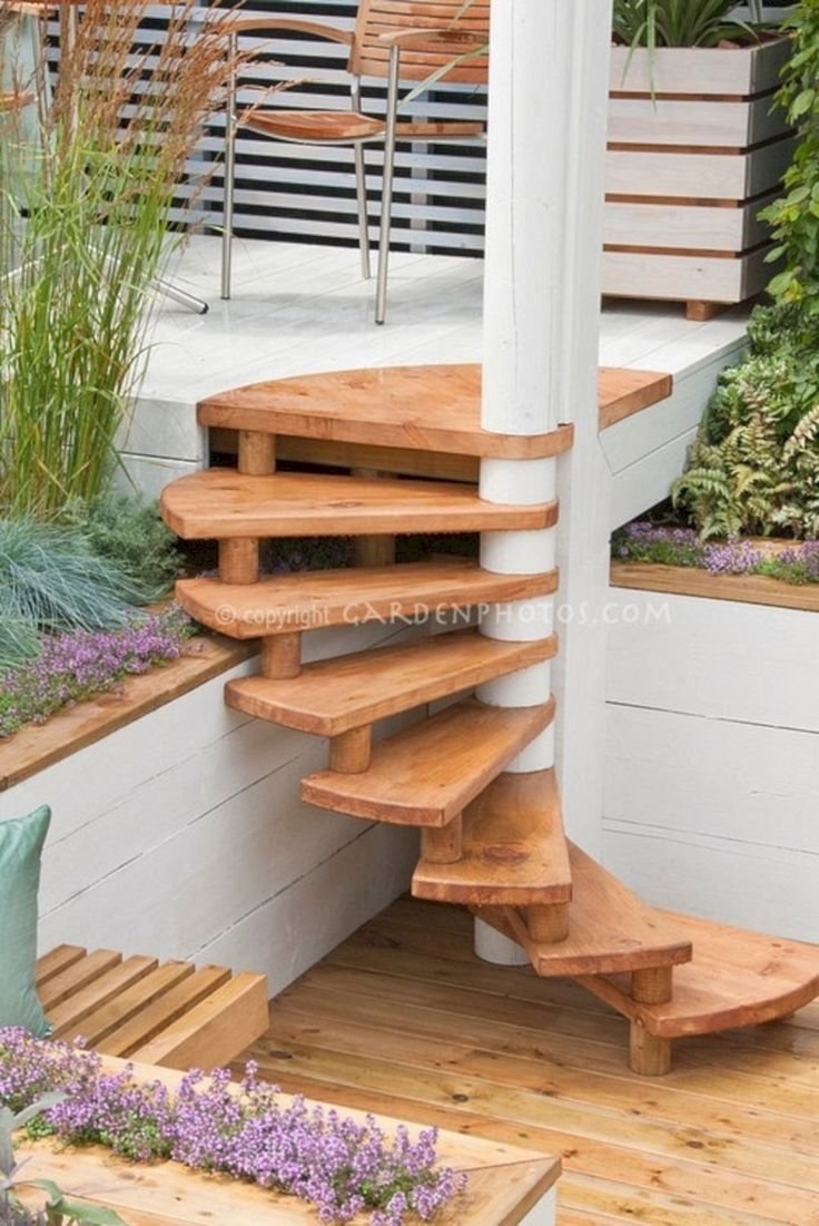 Лестница на террасу