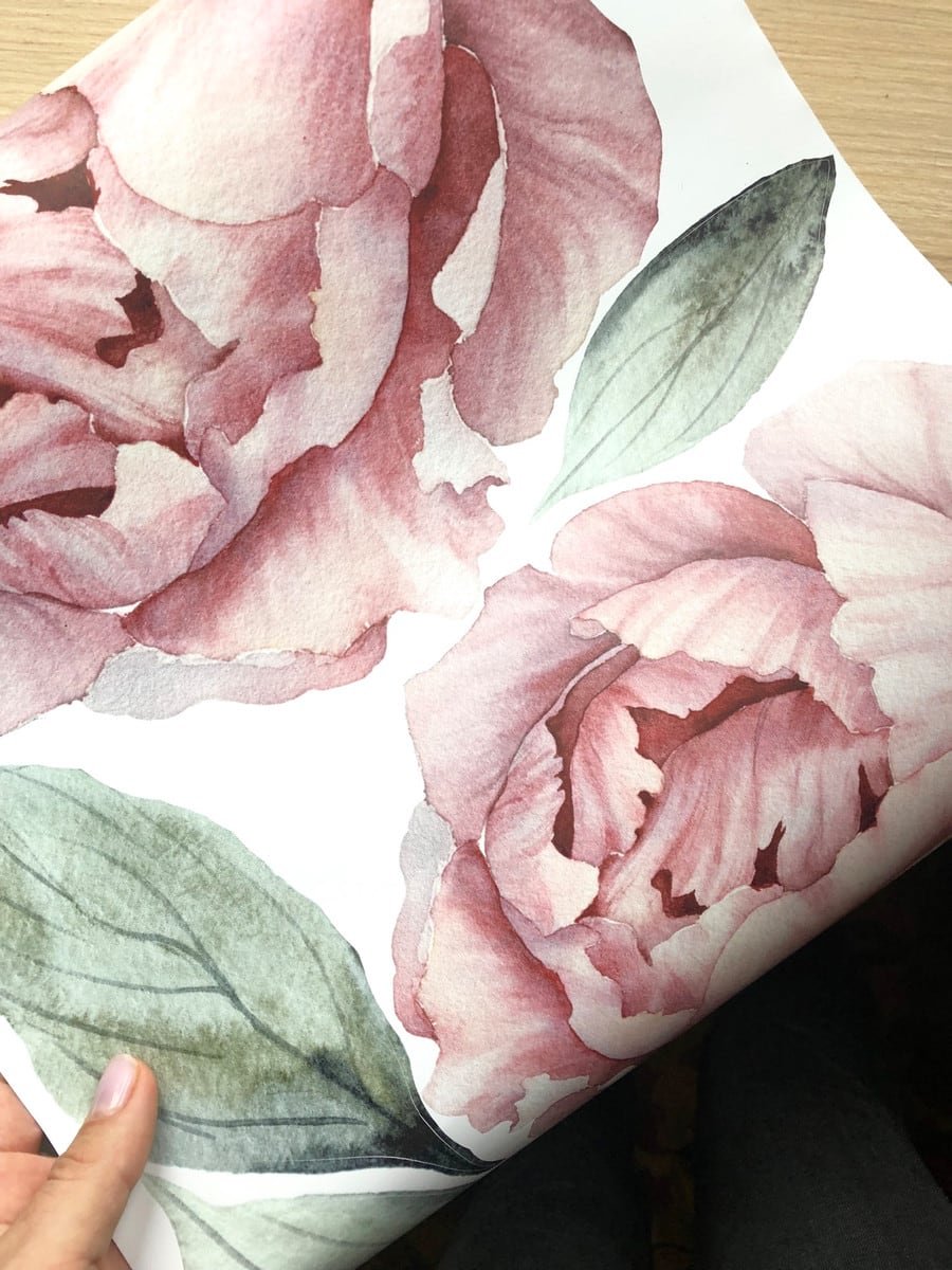 Панно с пионами на стену