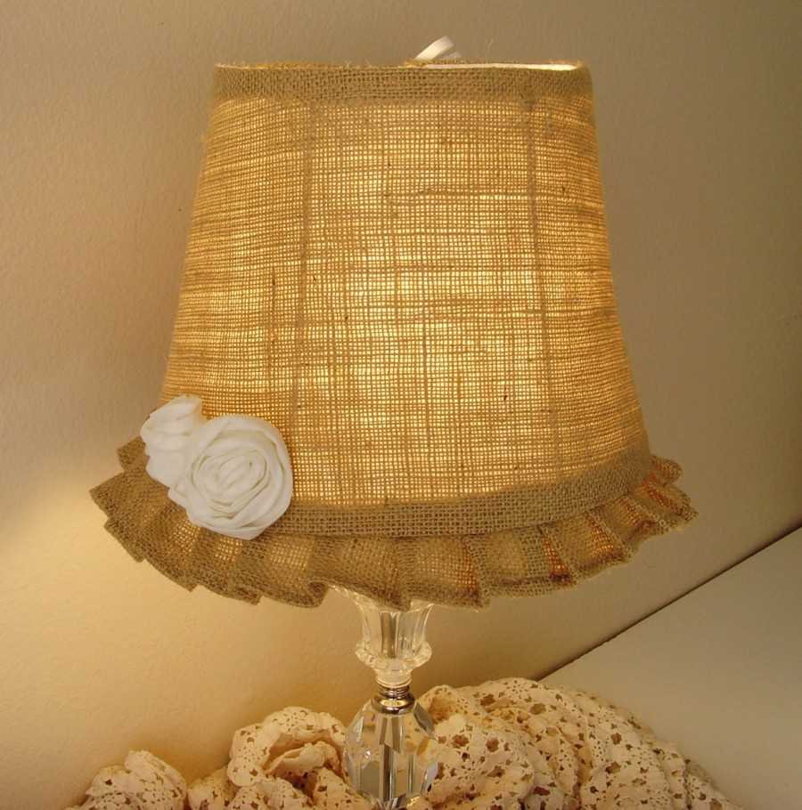 Декор абажура для торшера
