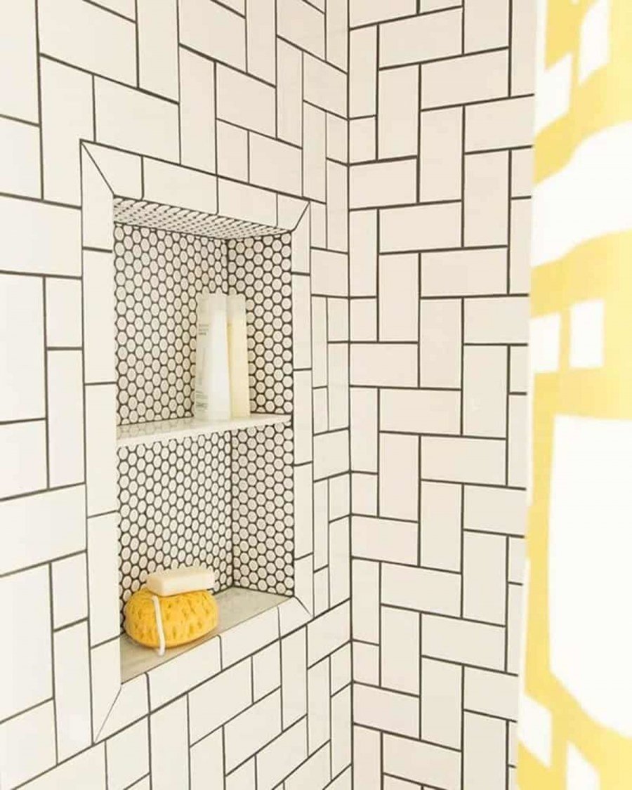 Раскладка плитки кабанчик