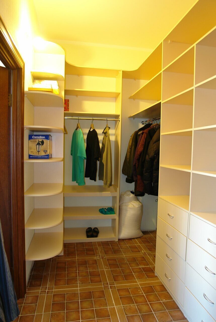 Гардеробная 3.5 кв м