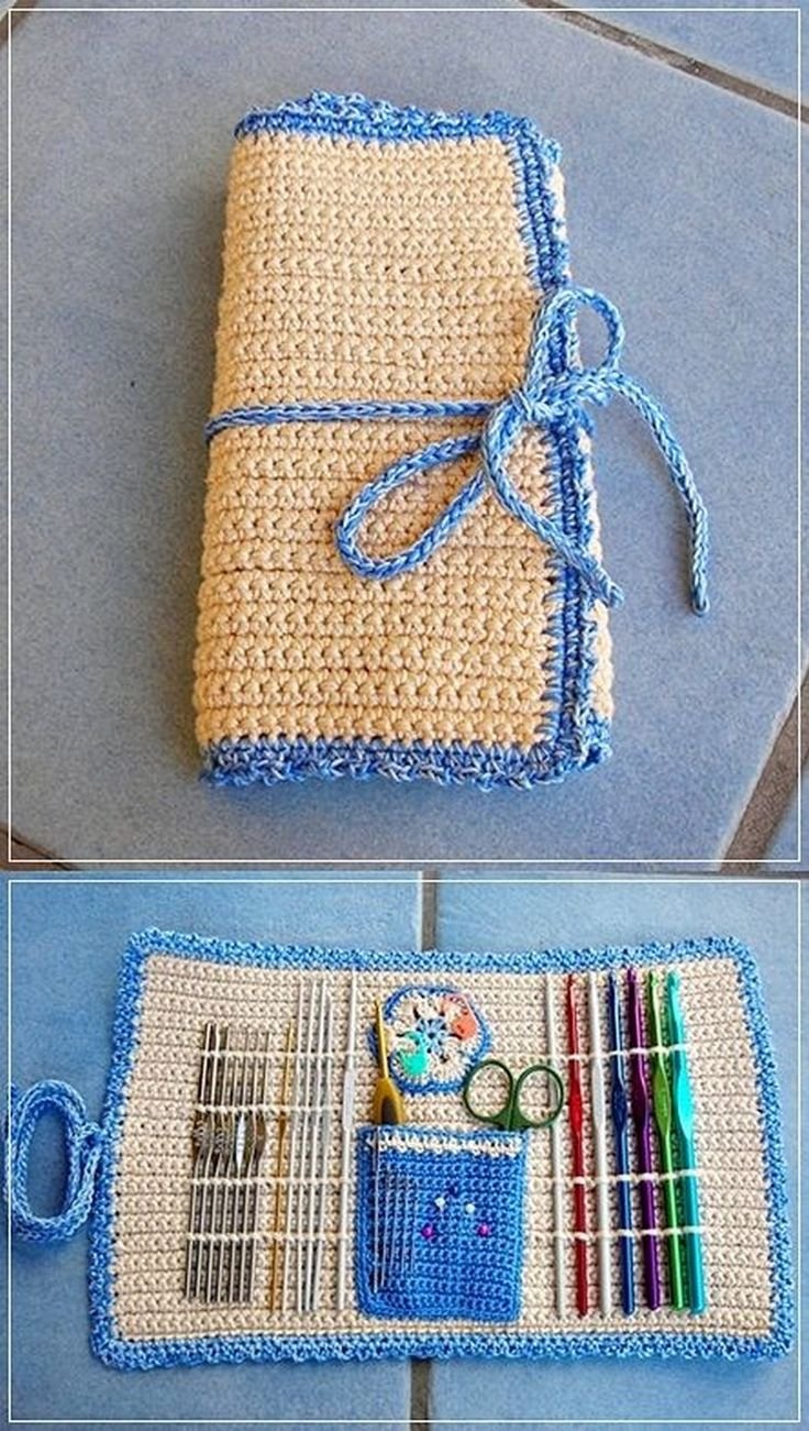 Вязаный органайзер