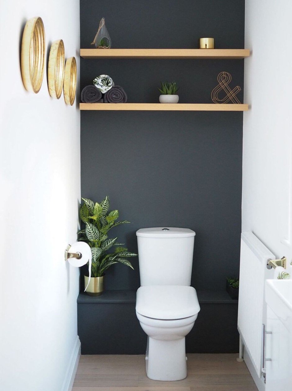 Декор над унитазом