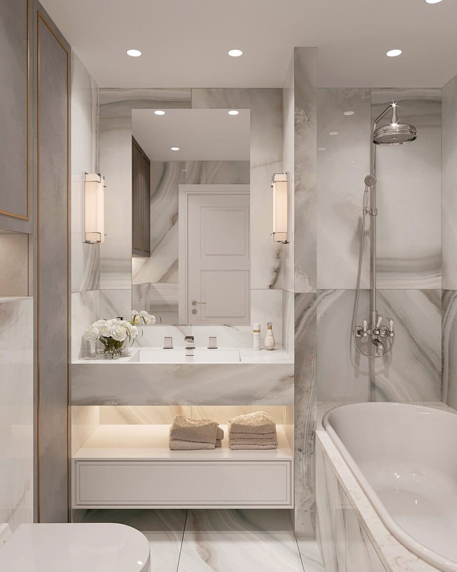 Ванна в стиле Неоклассика 3кв м