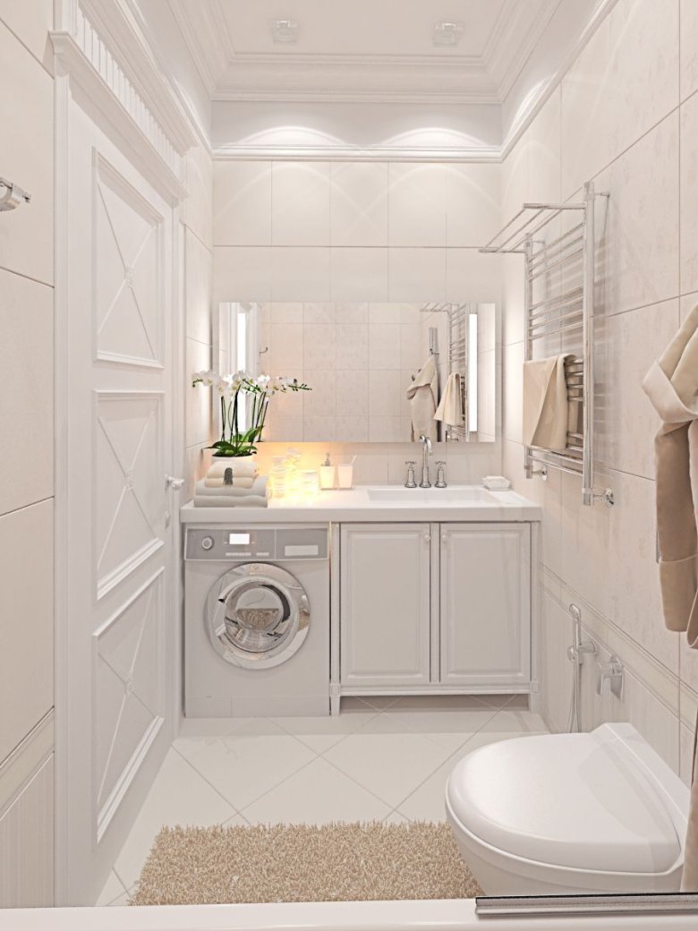 Ванная в стиле Неоклассика