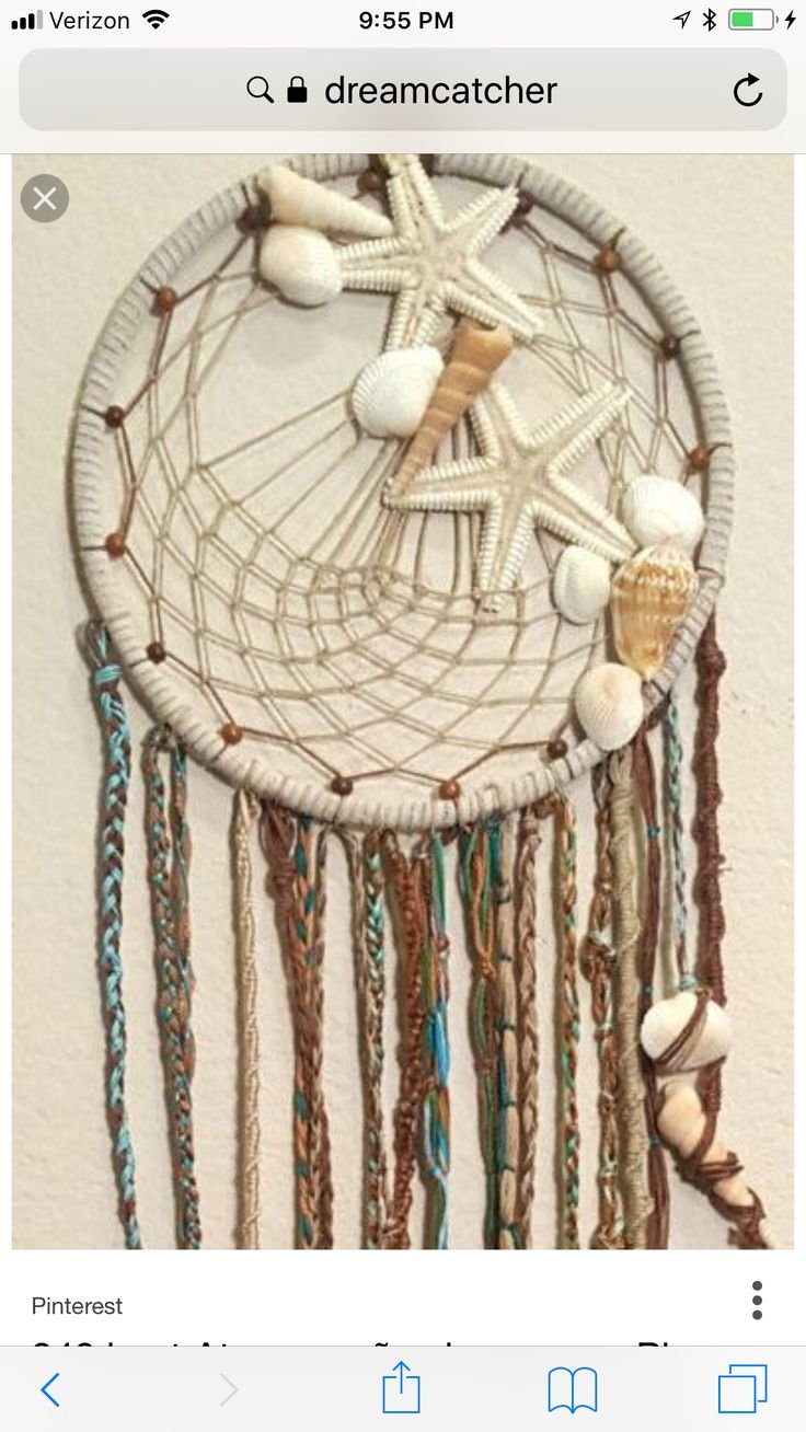 Ловец снов с ракушками