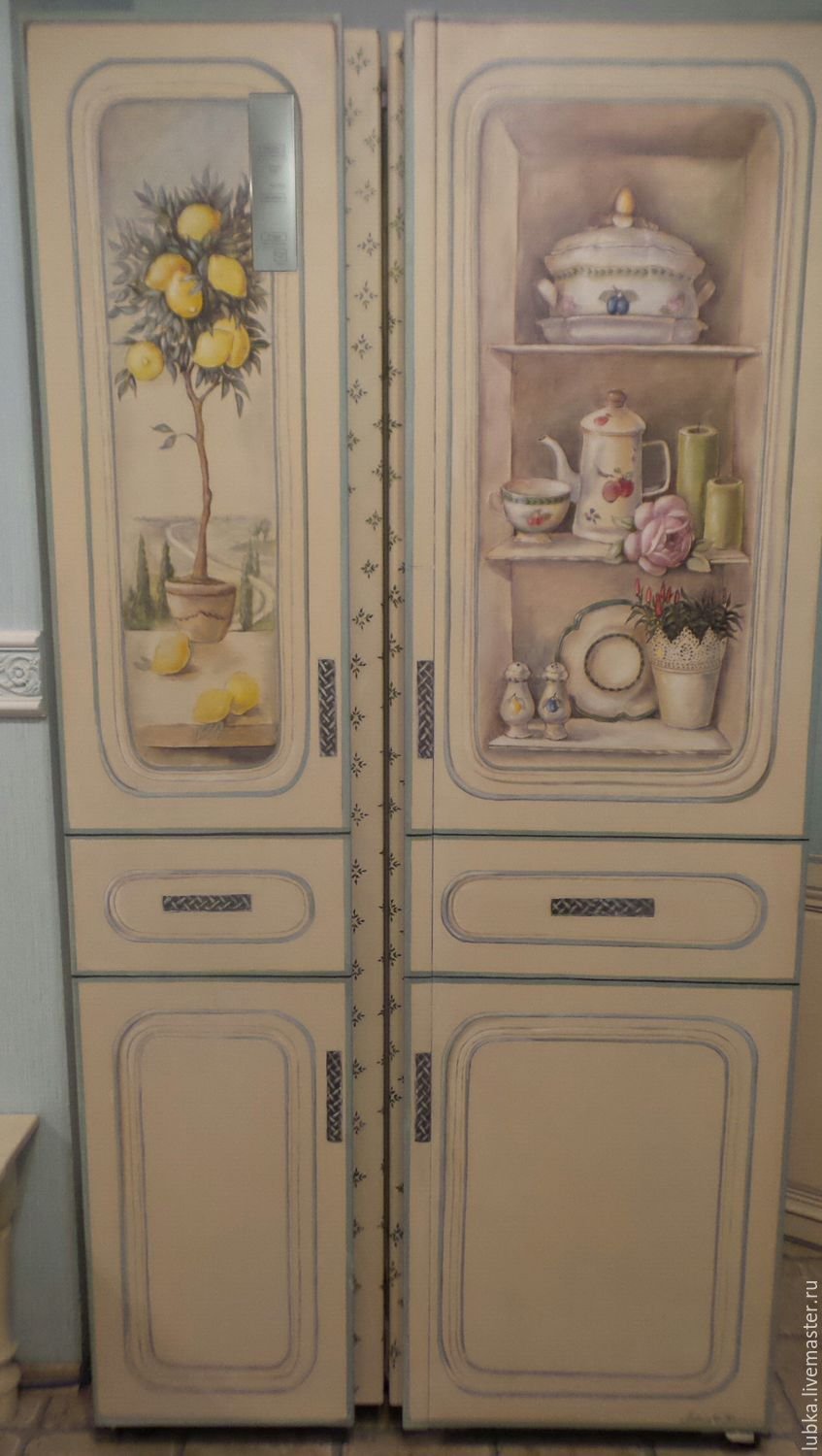 Расписной холодильник