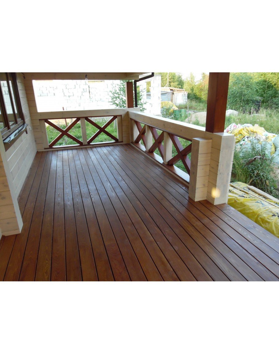 Пластиковый пол в беседке