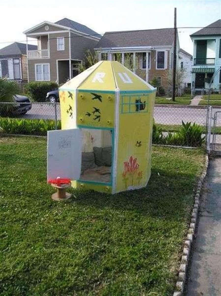 Детский домик из пластиковых труб