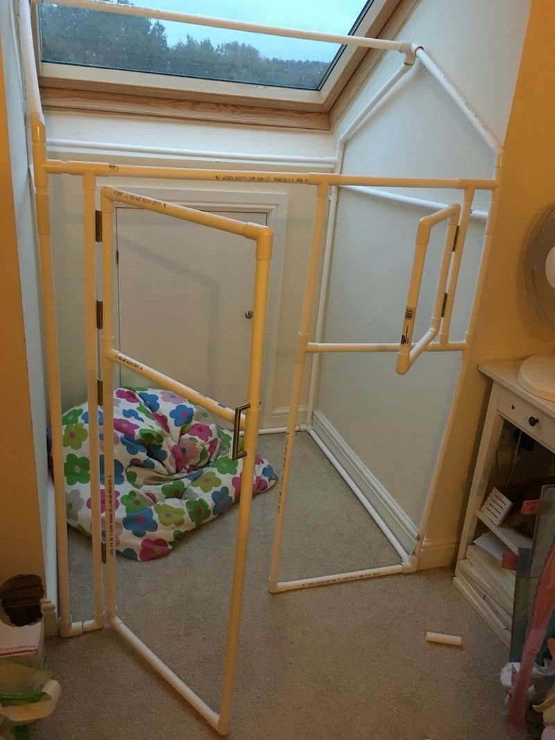 Детский домик из труб ПВХ