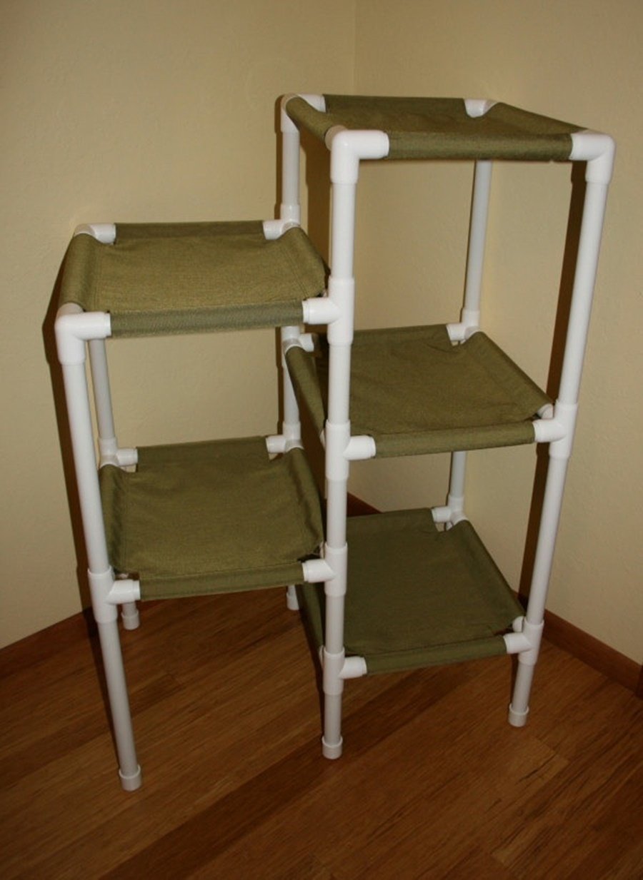 Полочка из труб ПВХ