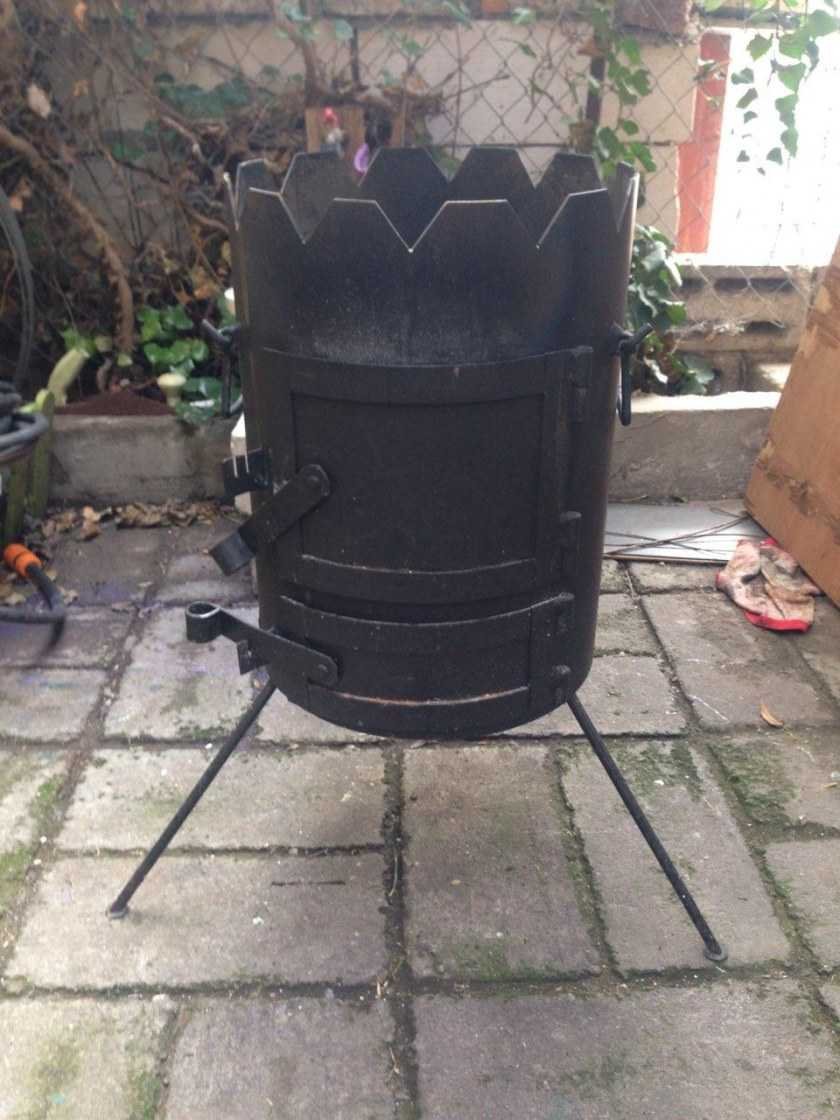 Печь под казан из газового баллона