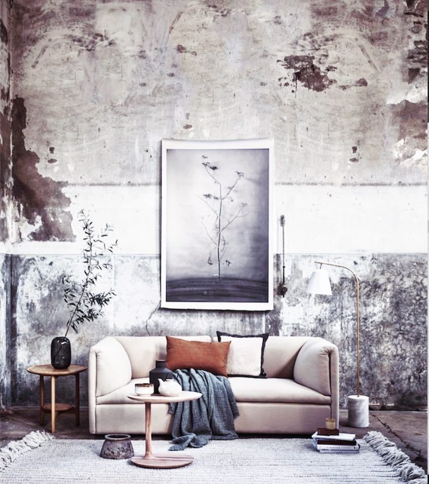 Живопись на бетонной стене