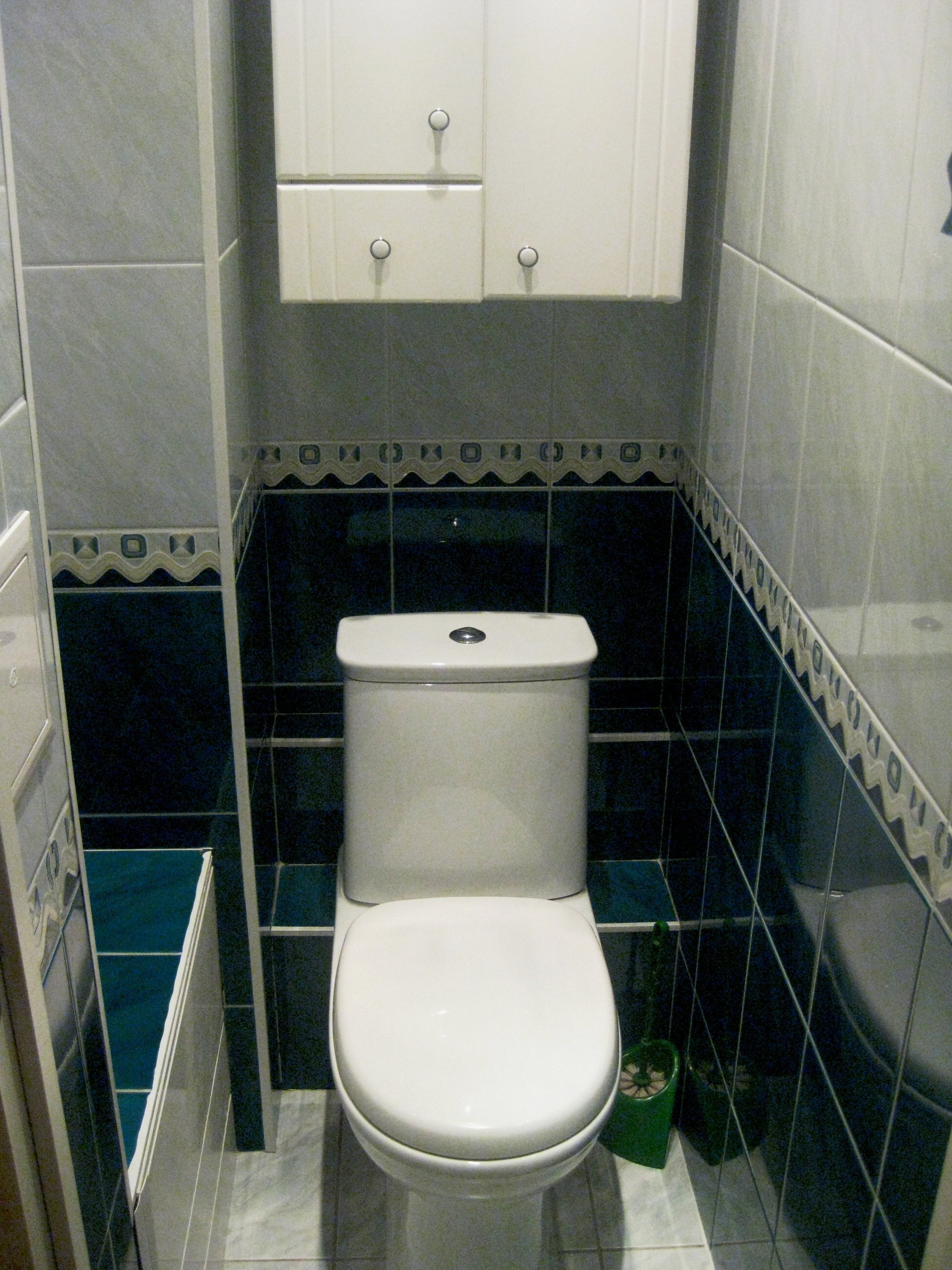 Туалет в панельном доме дизайн