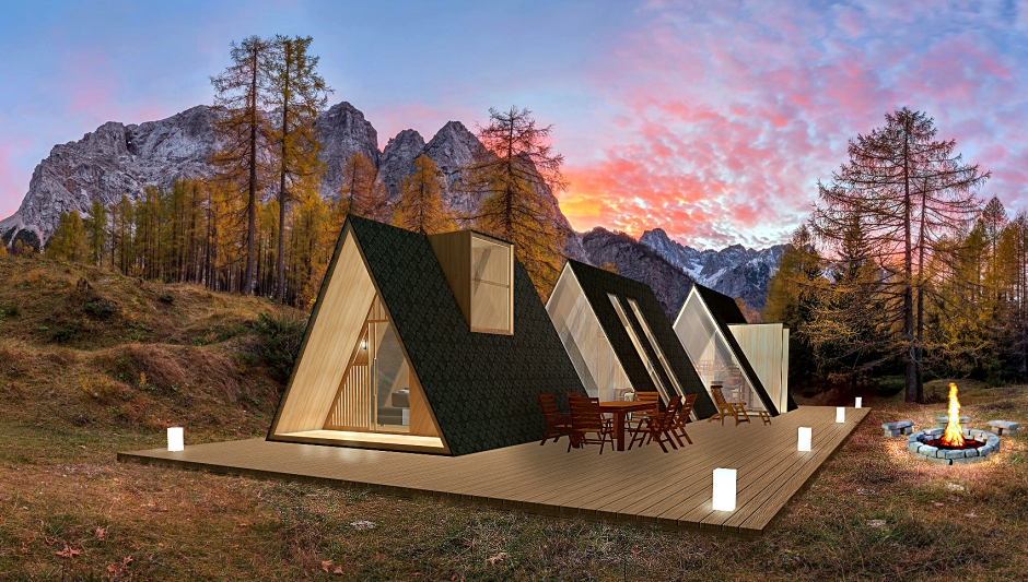 Глэмпинг шалаш