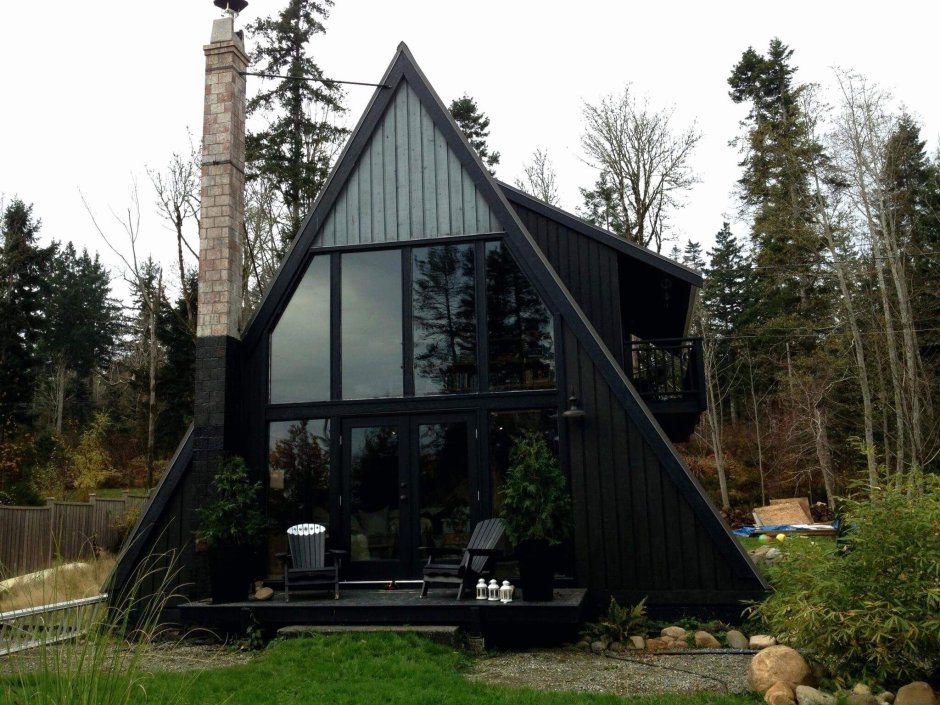 Скандинавские треугольные домики