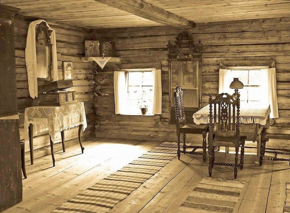 Крестьянская изба в древней Руси