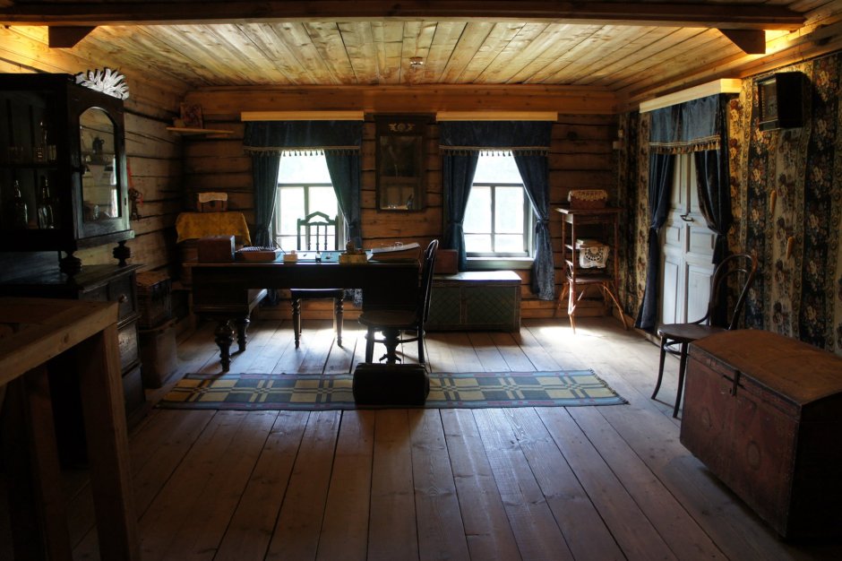 Погодинская изба в Москве интерьер
