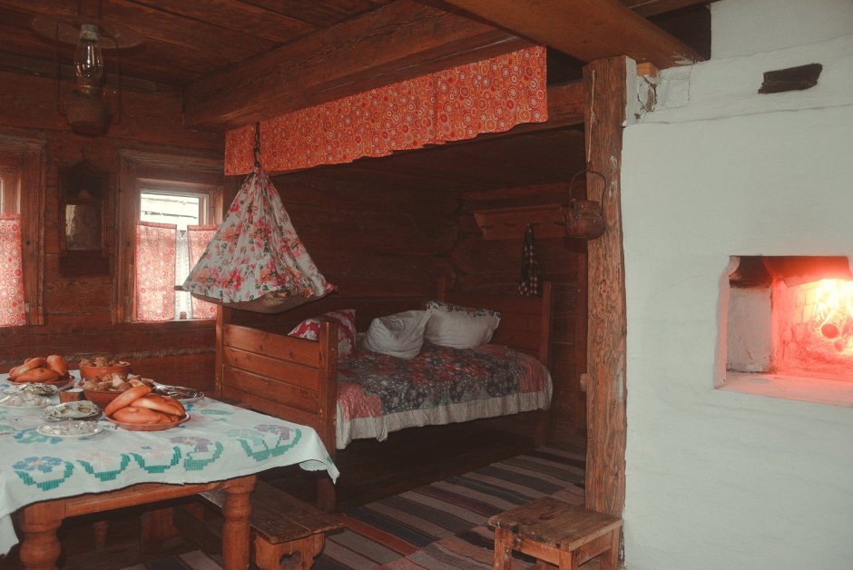 Полати в крестьянской избе