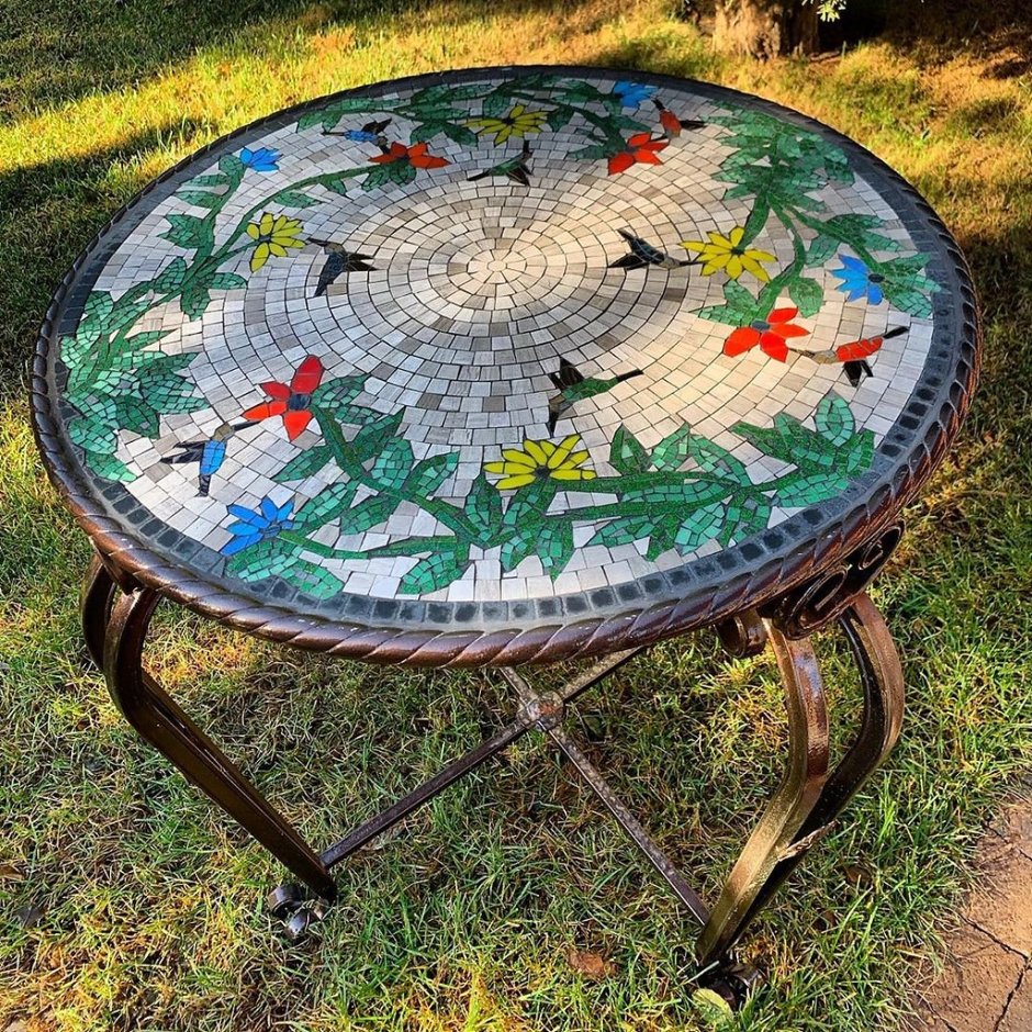 Стол мозаика своими руками