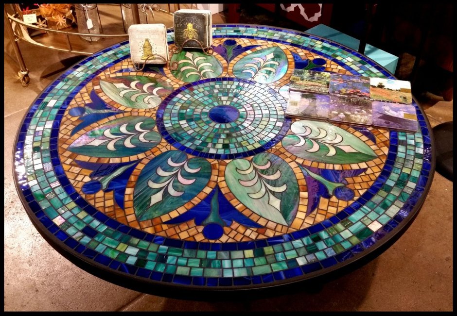 Стол мозаика своими руками