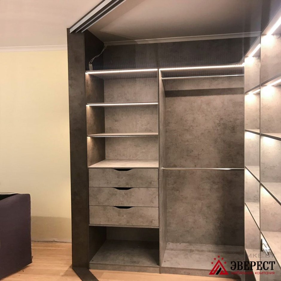 Угловые гардеробные