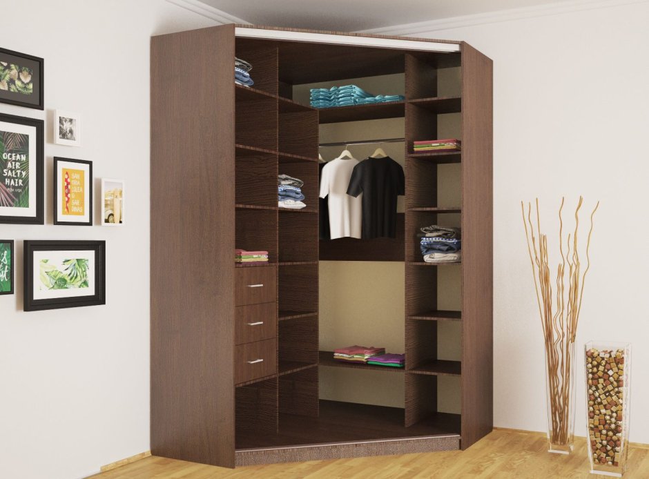 Шкаф угловой Эвелина 10 BMS эскиз