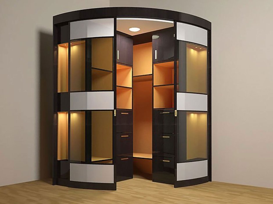 Необычные шкафы купе