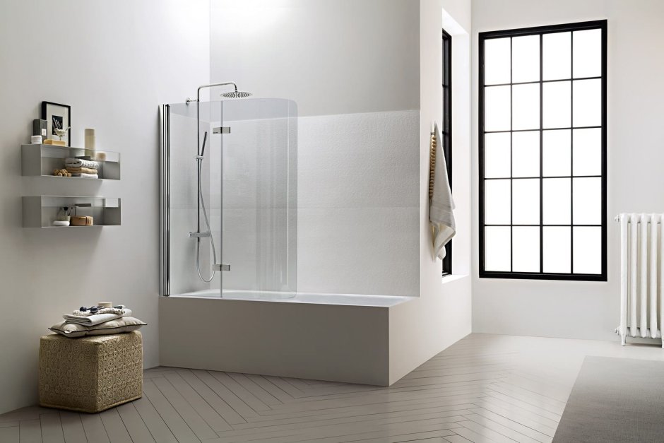 Стеклянная шторка perfect House Basic Arica 800x400 mm