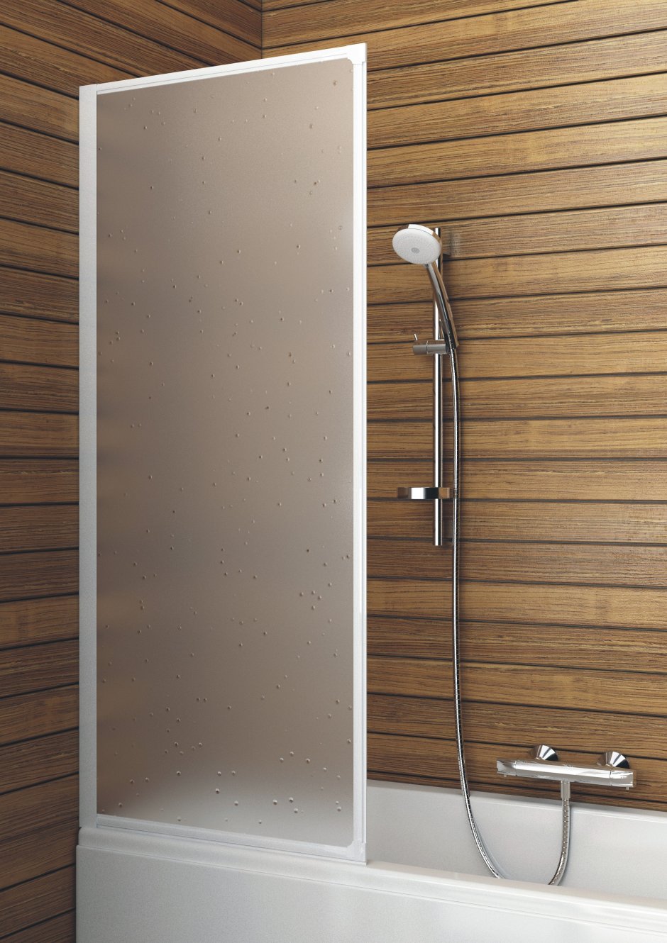 Ширма для ванны стеклянная