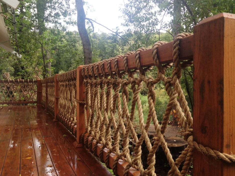Веревочный забор