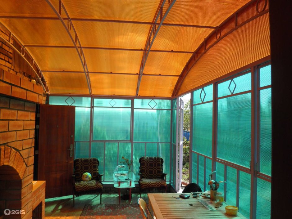 Терраса из поликарбоната